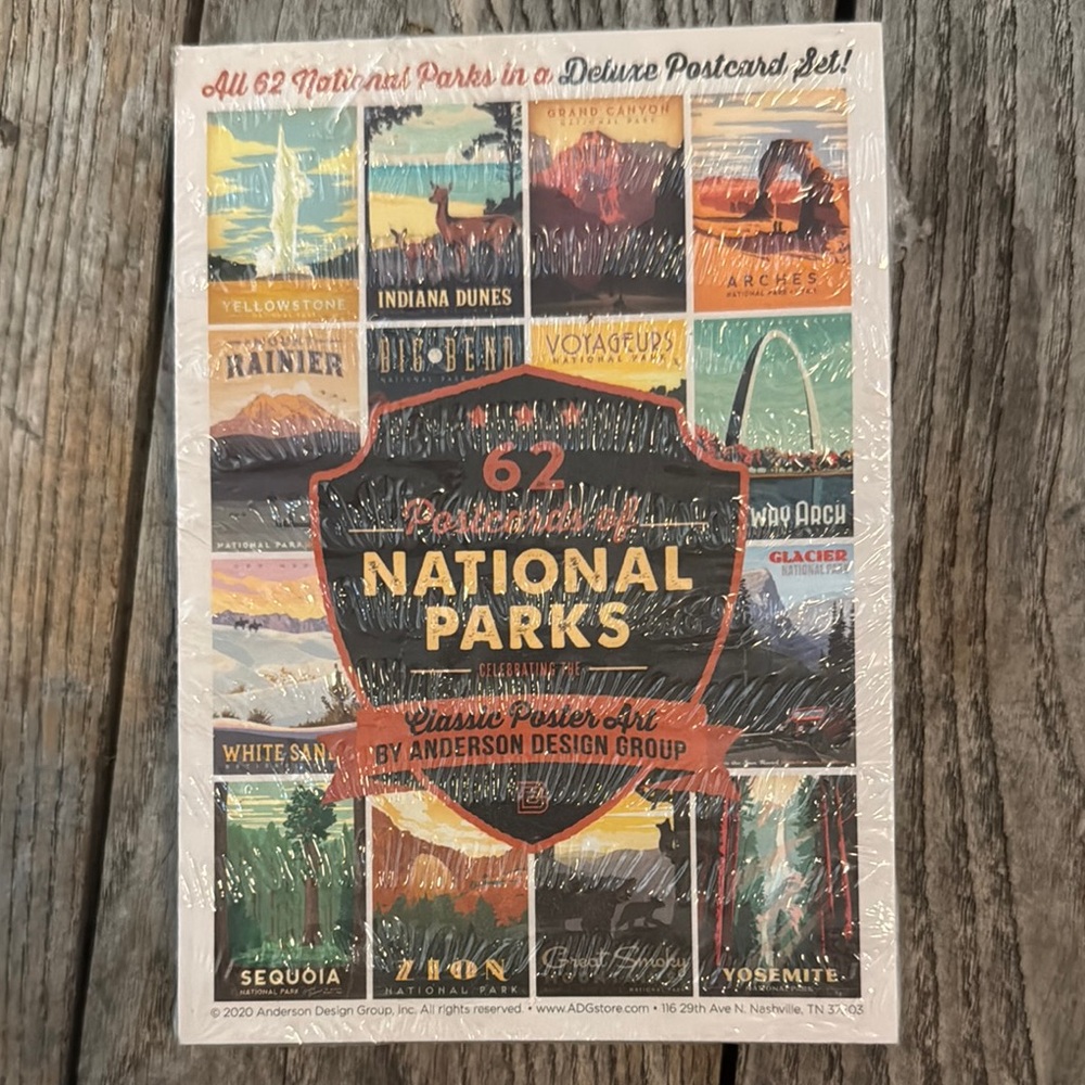 National Parks Postcards set of 62 NEW